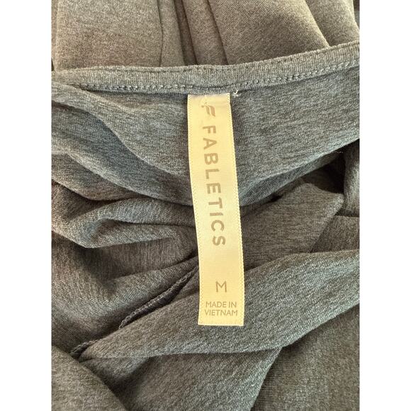 Fabletics Cloud Jersey Wide Leg Romper | Navy Blue Lounge Jumpsuit | Medium - Picture 3 of 10